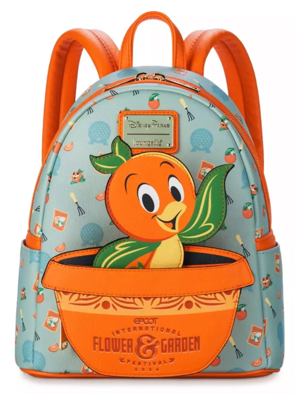 Disney Loungefly Orange Bird and Lug Crossbody - 2024 Flower & Garden Festival - Picture 9 of 15